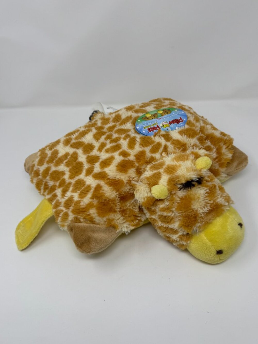 Pillow Pets Pee-Wees Jolly Giraffe 2010 Plush Pillow NWT Retired 13"